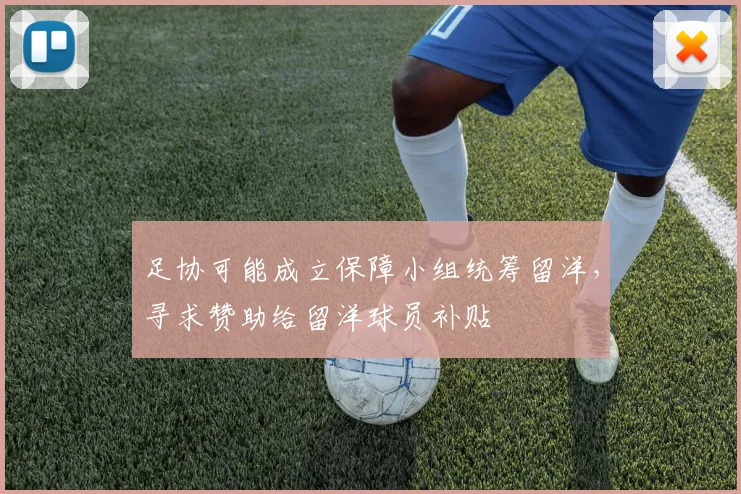 足协可能成立保障小组统筹留洋，寻求赞助给留洋球员补贴